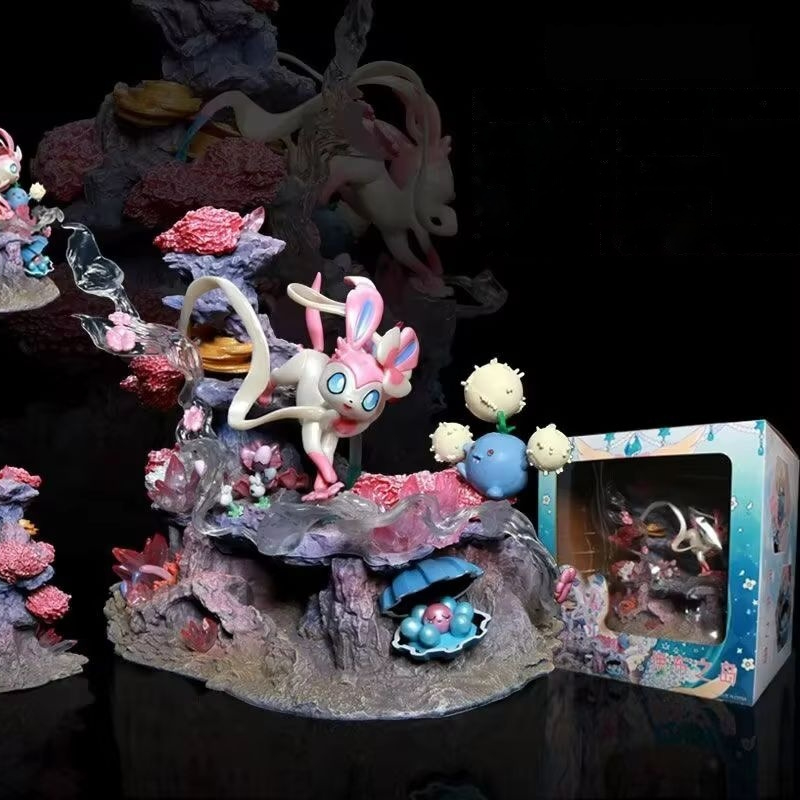 Resin Art Things - Figura GK Sylveon Shroomish Clamperl Fairy