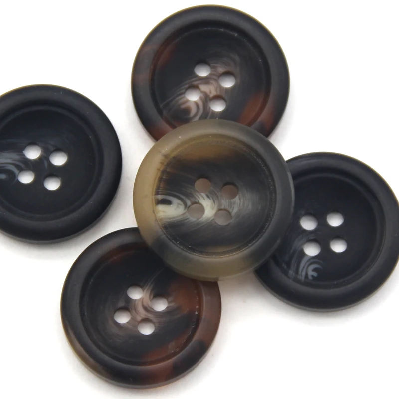 Resin Art Things - Botões grandes de chifre de resina,