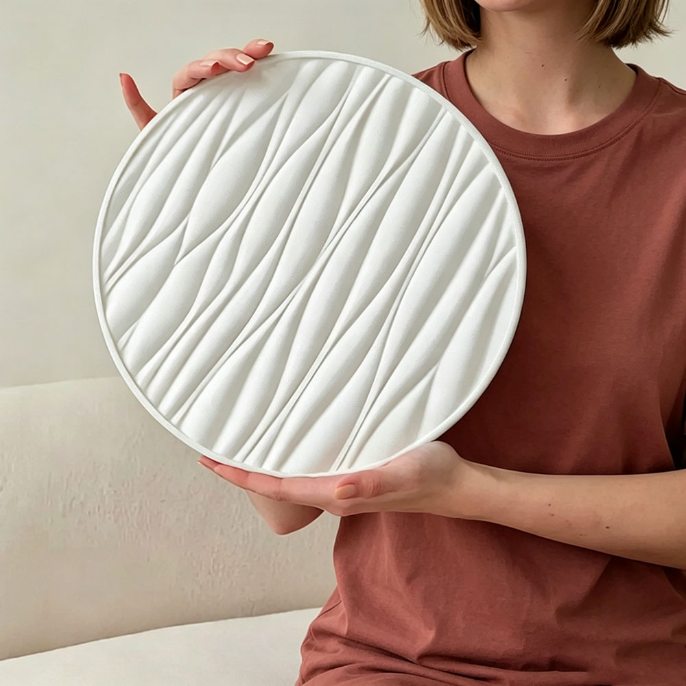 Resin Art Tray - Molde de Silicone Grande Redondo para