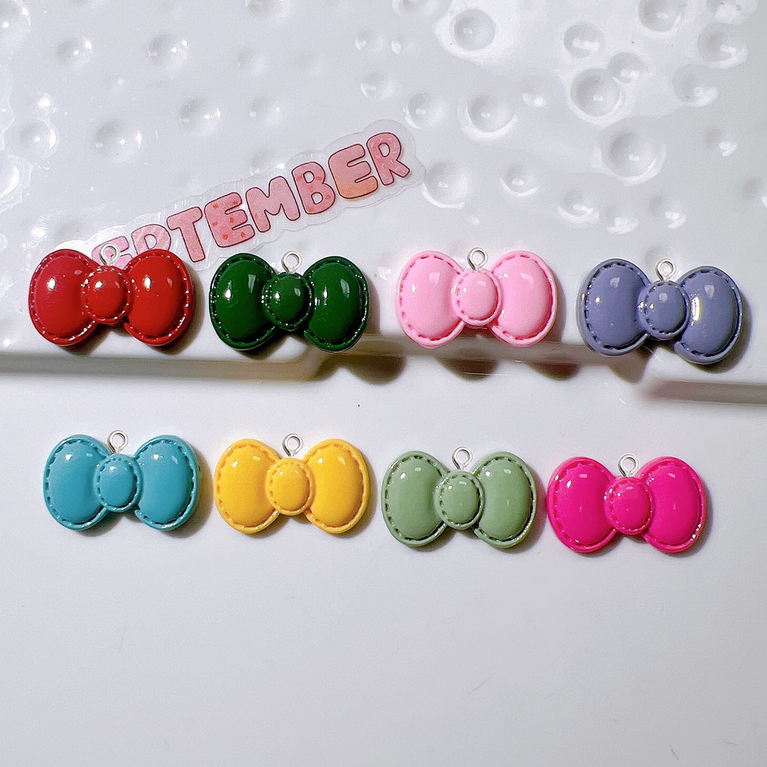 Resin Art Earrings Material - 10 pçs bonito dos desenhos animados