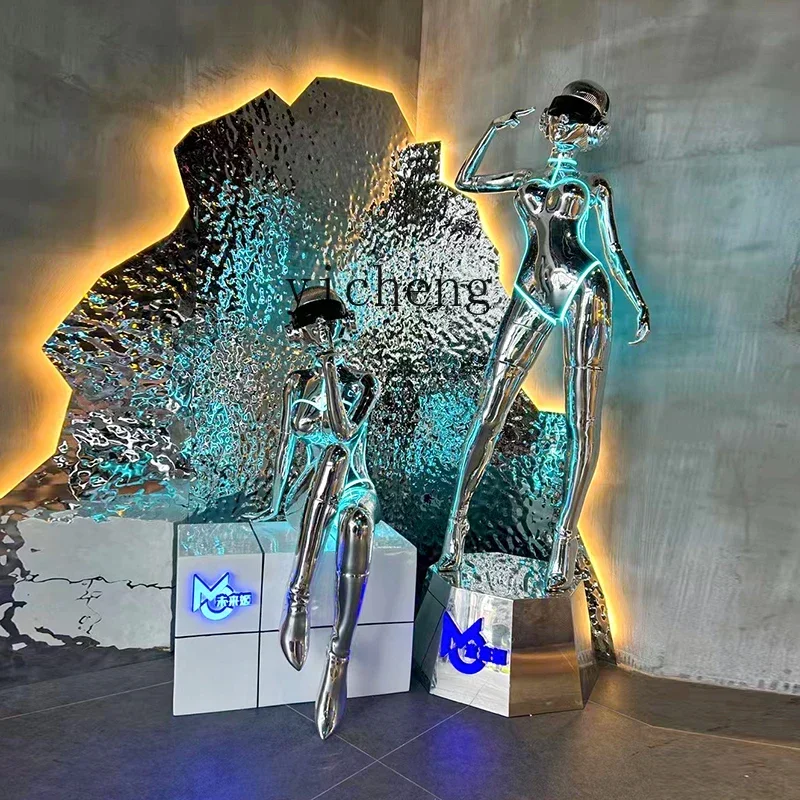 Resin Art In Floor - b20 Escultura Future Ji: Figura Artística