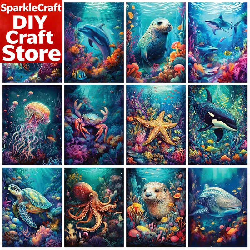 Resin Art Kits - Kit de pintura com diamantes redondos