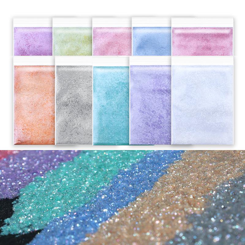 Pearl Powder Resin - Espumante Mica Pó Pigmento Corante, Pérola