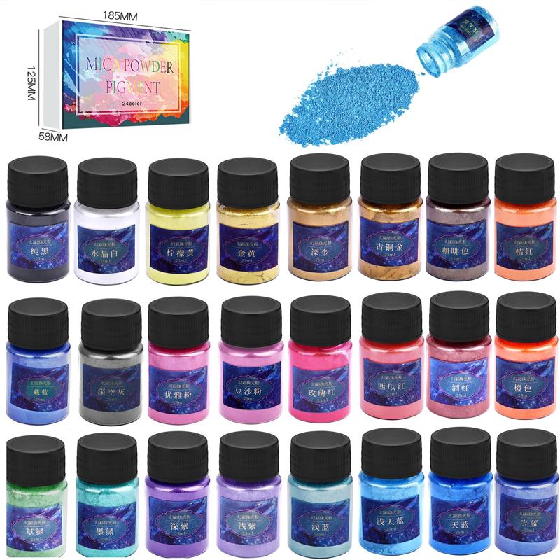 Pearl Powder Resin - Epoxy Resina Dye Set, Mica Em