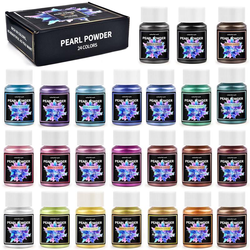Pearl Powder Resin - Pó De Tintura De Resina Epóxi,