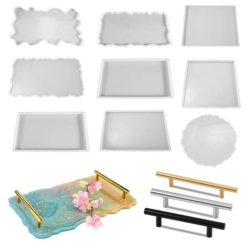 Resin Art Tray - Bandeja de resina epóxi molde de