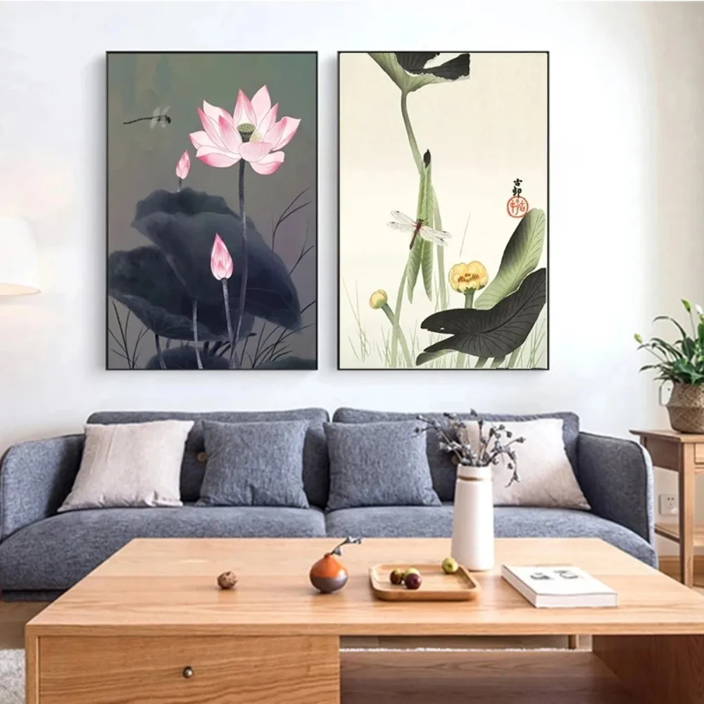 Resin Art Flower - Pôster artístico tradicional vintage retrô com