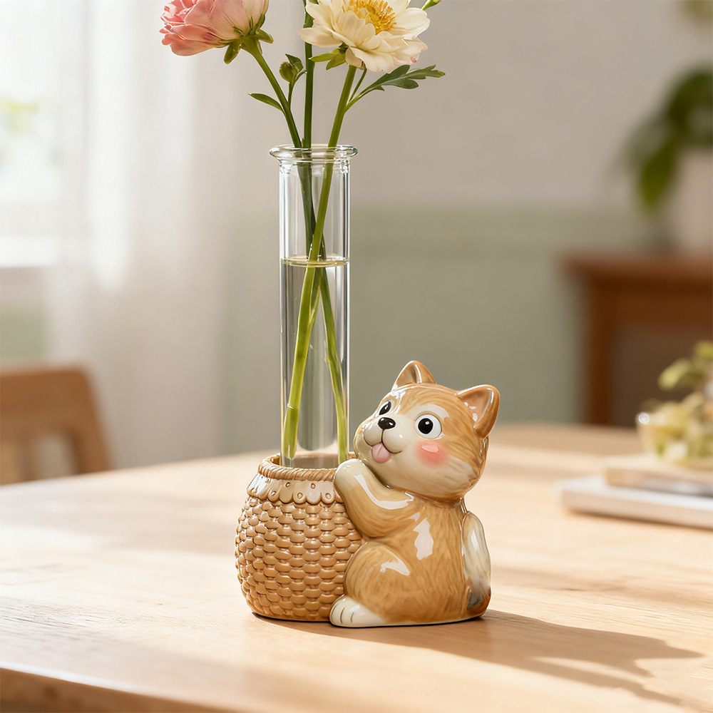 Panda coelho tubo de ensaio va - Resin Art Youtube avaliação e preço