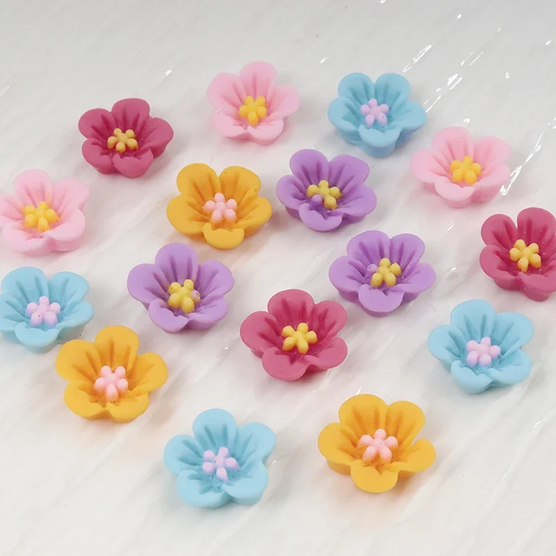 50 pçs mini flor arte do prego - Resin Art Earrings Material avaliação e preço