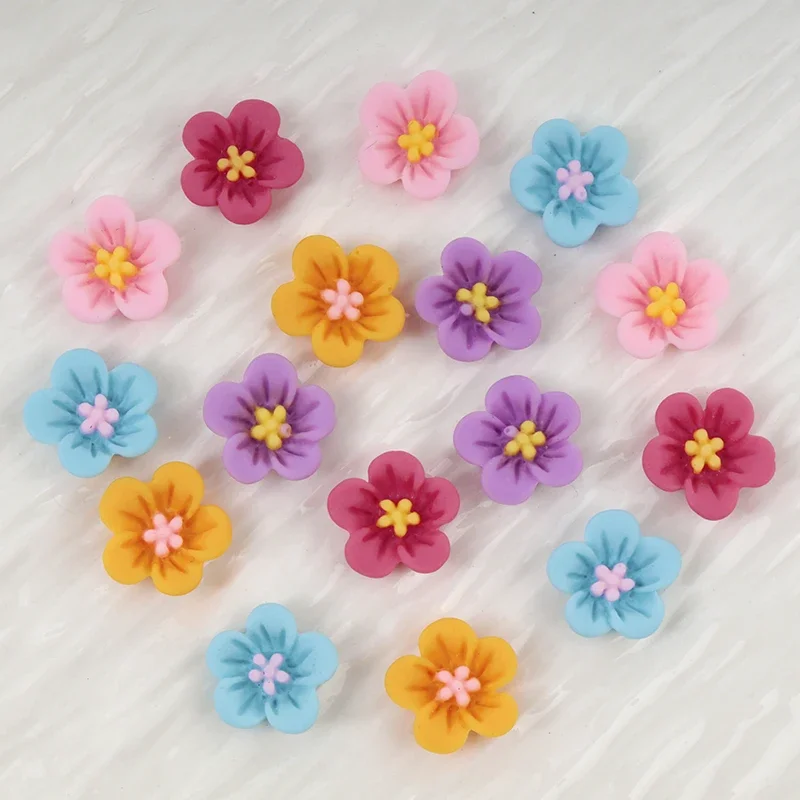 50 pçs mini flor arte do prego - Resin Art Earrings Material avaliação e preço