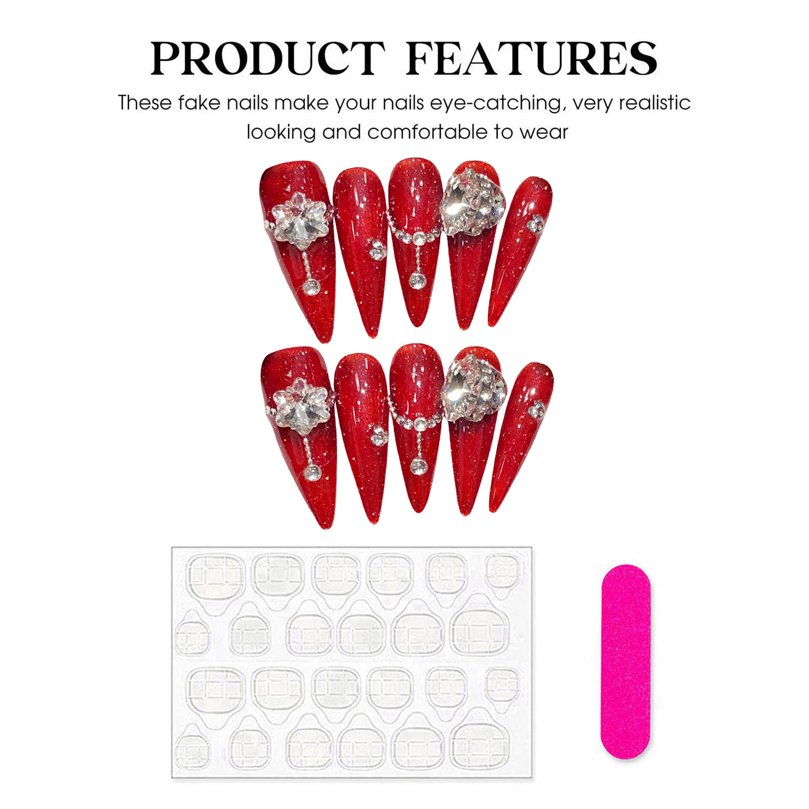 10 pçs artesanal vermelho unha - Resin Art Flower avaliação e preço