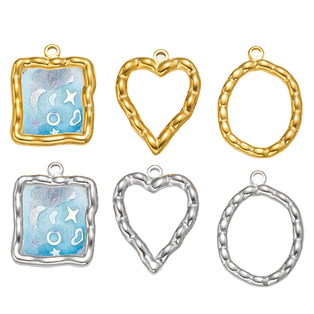 5 pçs de aço inoxidável coraçã - Resin Art Things avaliação e preço