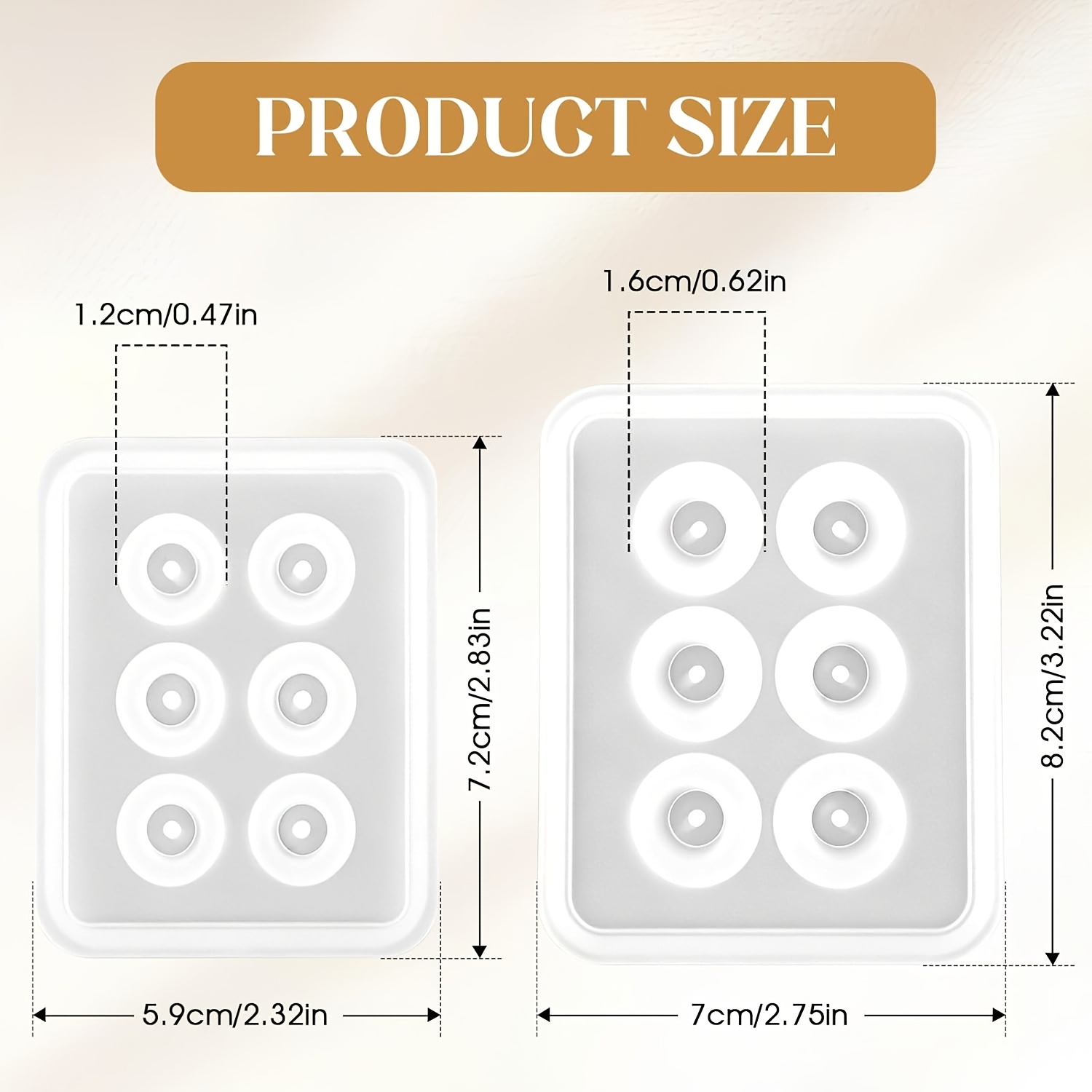 Dois moldes esféricos perfurad - Resin Art Stone avaliação e preço
