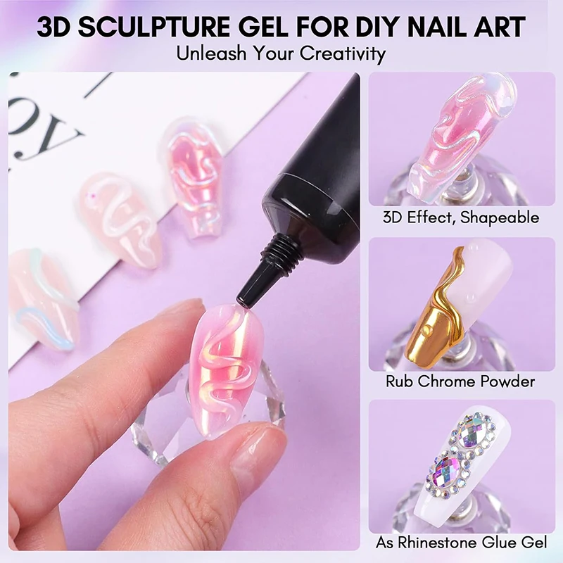 30ml sem limpeza escultura gel - Resin Art Youtube avaliação e preço