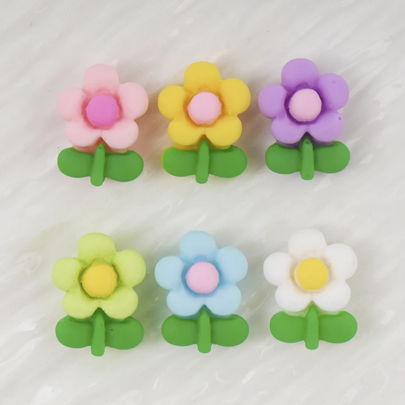 20/100 pçs mini flores diy res - Resin Art Earrings Material avaliação e preço