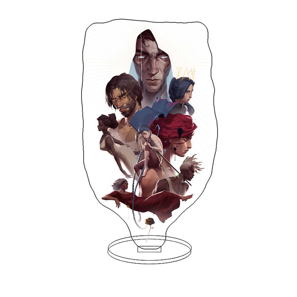 Figura de Acrílico do Jayce e  - Resin Art Things avaliação e preço