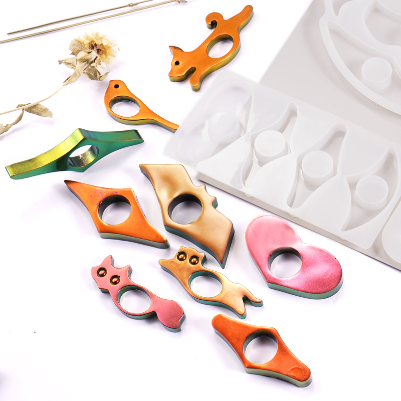 Diy espelho de cristal molde d - Resin Art Guide Book avaliação e preço