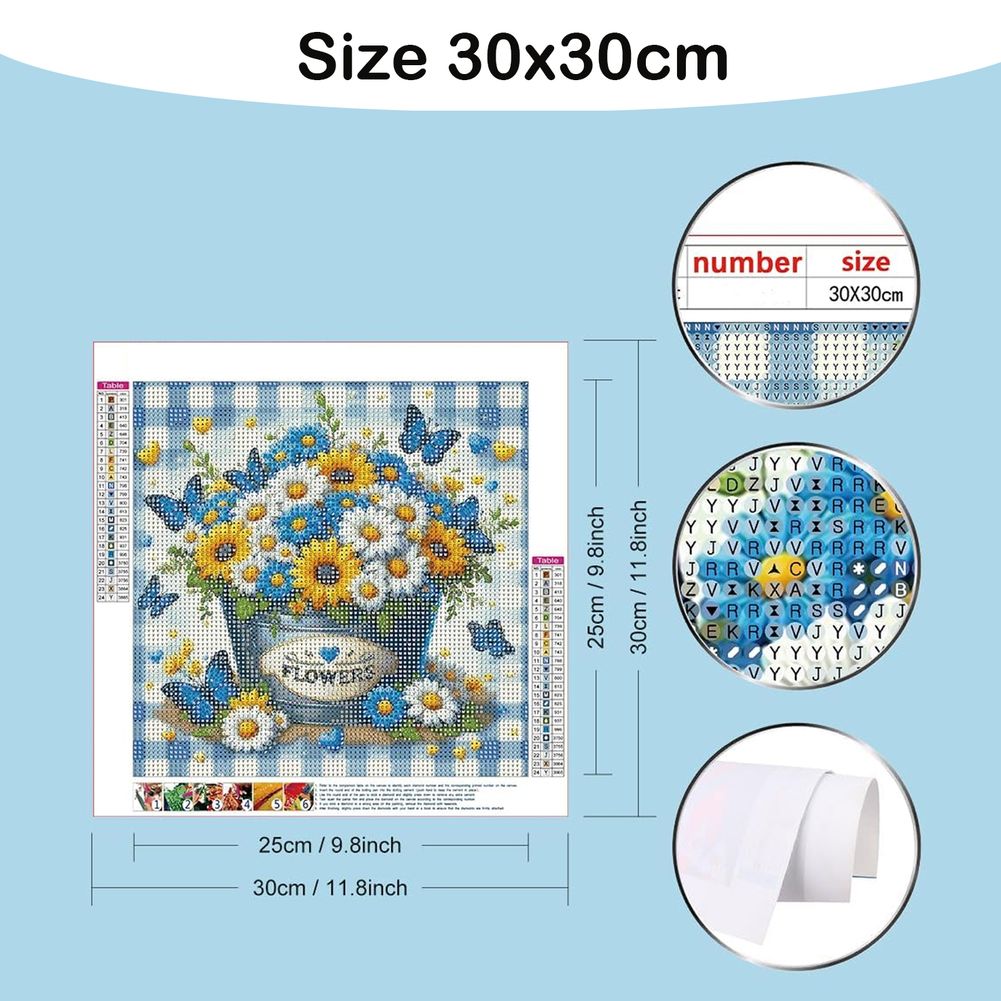 Diy pintura diamante mosaico l - Resin Art Guide Book avaliação e preço