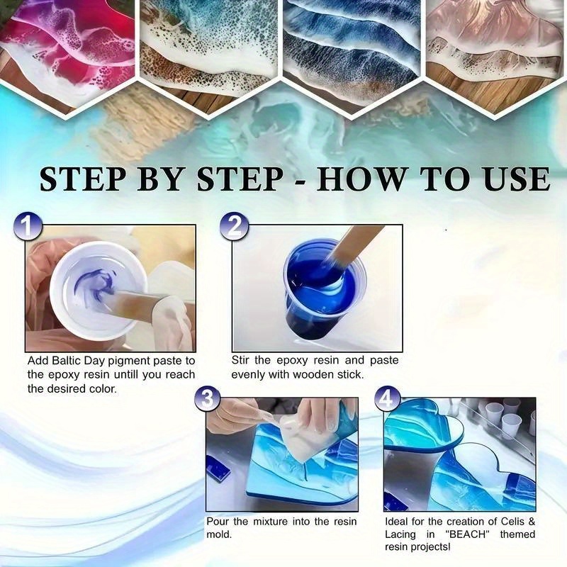 24 Cores/8 Cores 5 Gramas 0. 1 - Pearl Powder Resin avaliação e preço