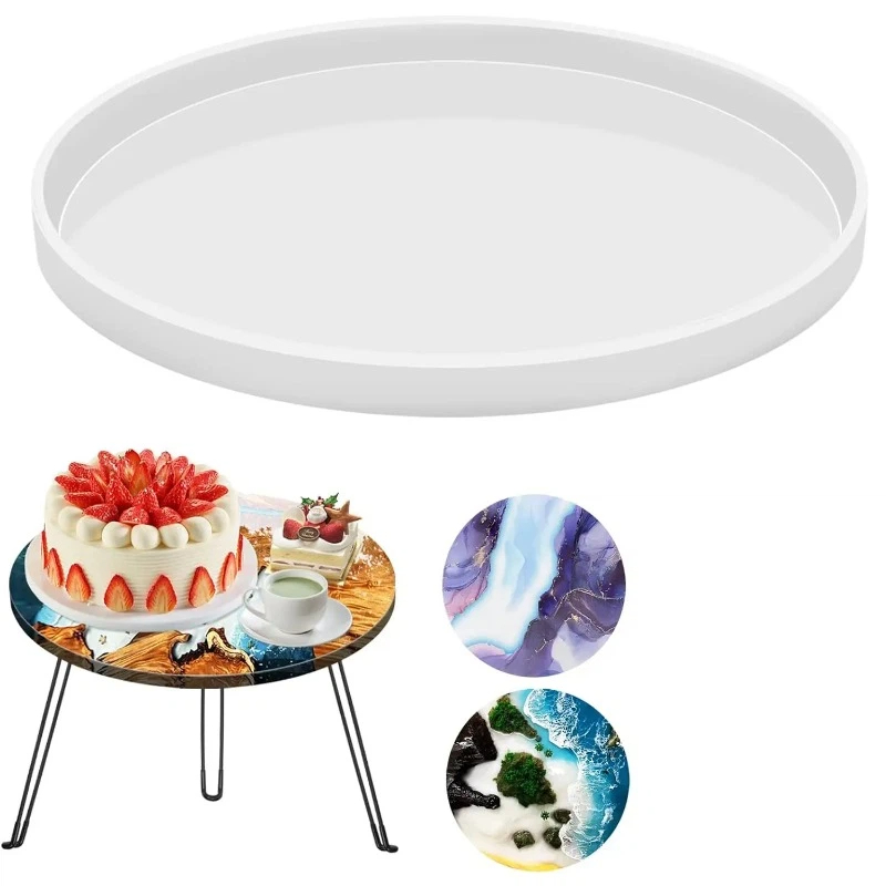 Moldes de Resina Epóxi Redondo - Resin Art Tray avaliação e preço