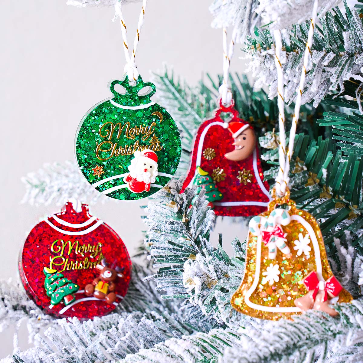 Etiqueta de natal pingente mol - Resin Art Things avaliação e preço