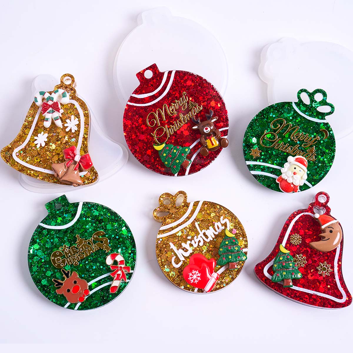 Etiqueta de natal pingente mol - Resin Art Things avaliação e preço