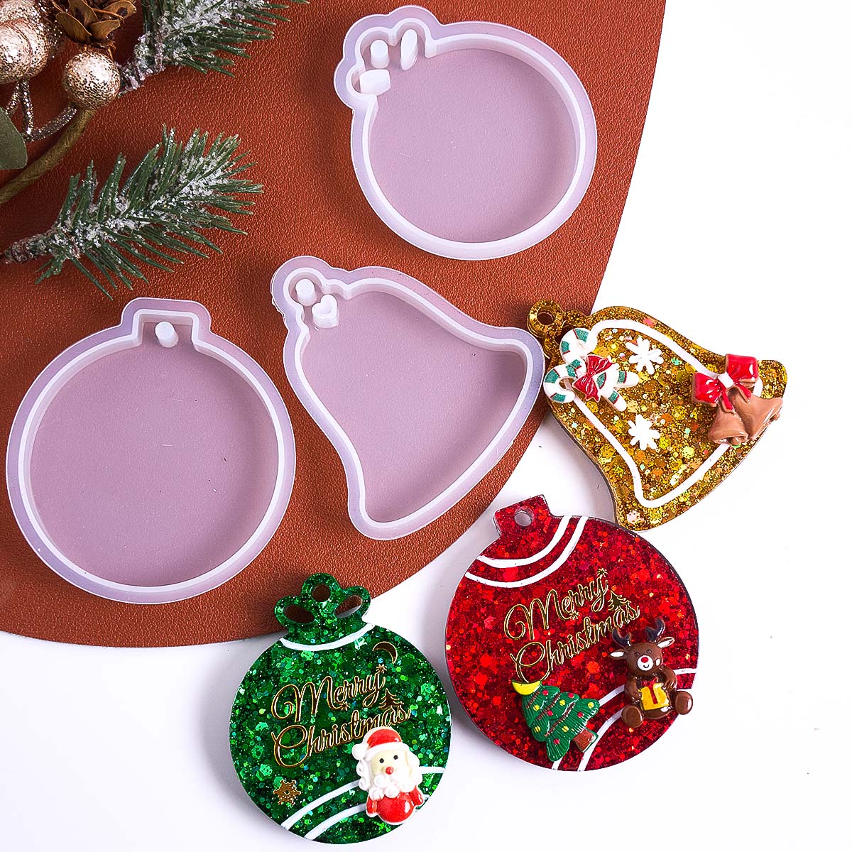 Etiqueta de natal pingente mol - Resin Art Things avaliação e preço