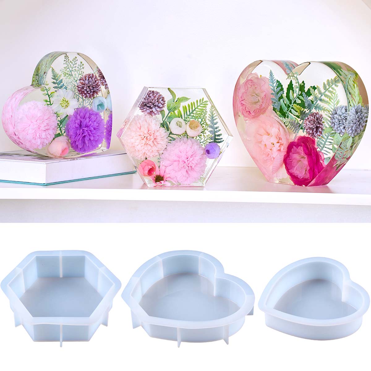 Molde de Silicone para Artesan - Resin Art Stone avaliação e preço