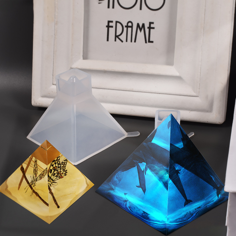 1 pçs pirâmide moldes de silic - Resin Art Things avaliação e preço
