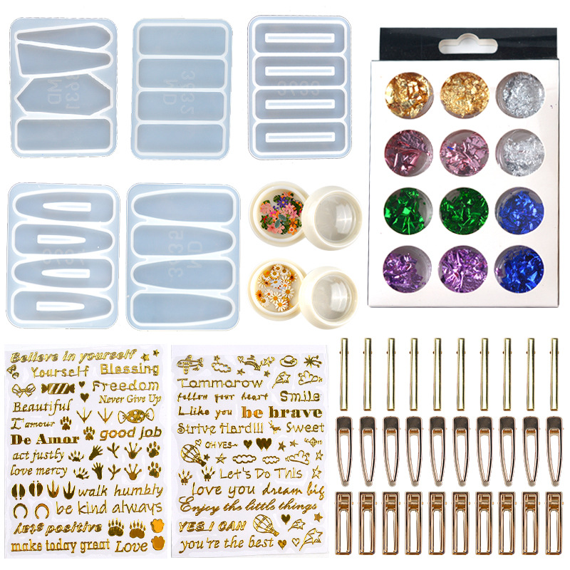 Diy resina epóxi grampo de cab - Resin Art Stone avaliação e preço