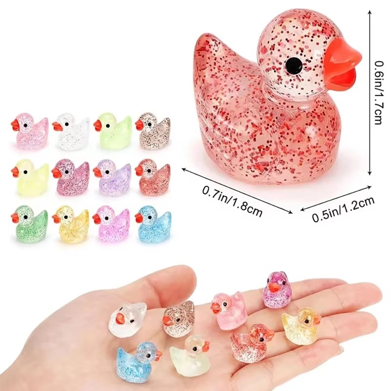 Pingente de Pato Amarelo Peque - Resin Art Glitter avaliação e preço