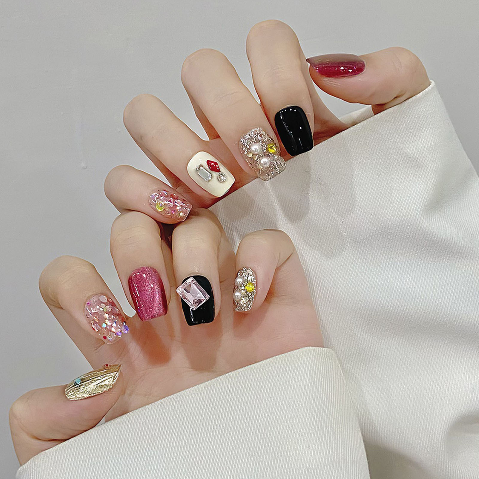 Imprensa artesanal nas unhas,  - Resin Art Glitter avaliação e preço