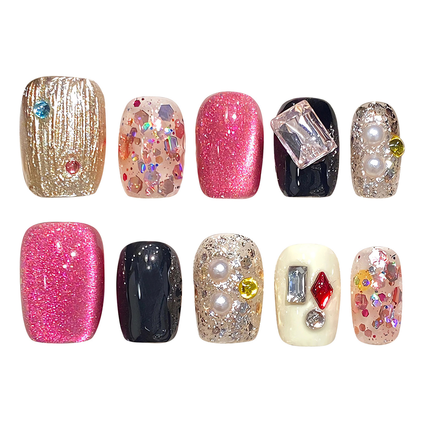 Imprensa artesanal nas unhas,  - Resin Art Glitter avaliação e preço
