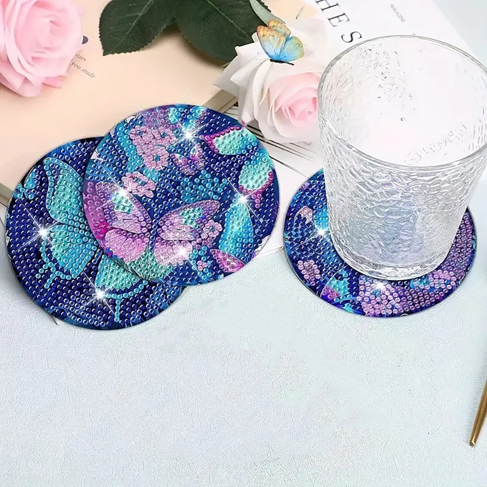 8 Porta-Copos de Pintura Diama - Resin Art For Beginner avaliação e preço