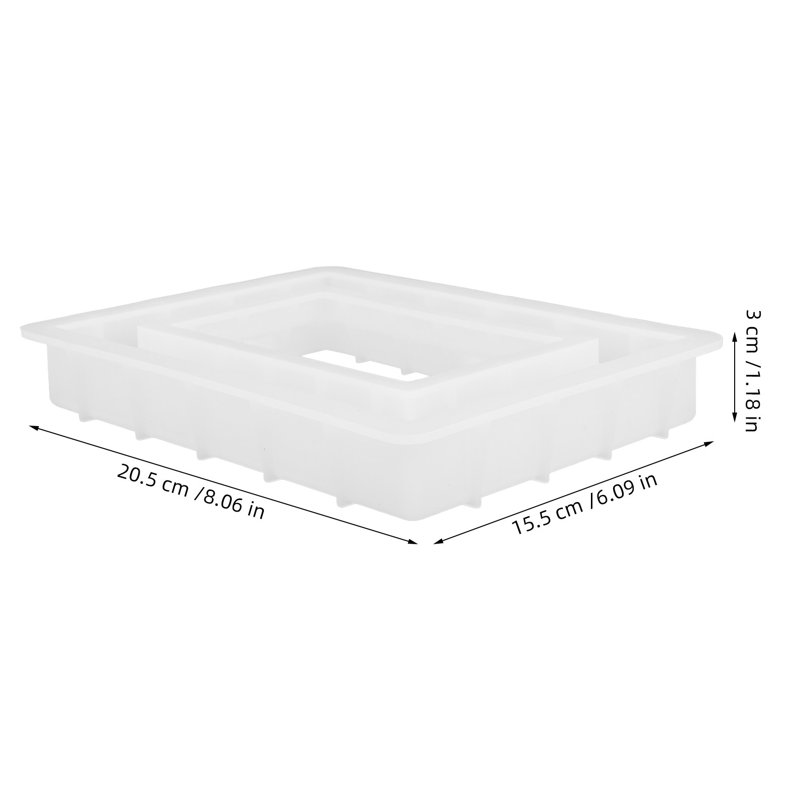 Molde de Silicone para Porta-R - Resin Art Easy avaliação e preço