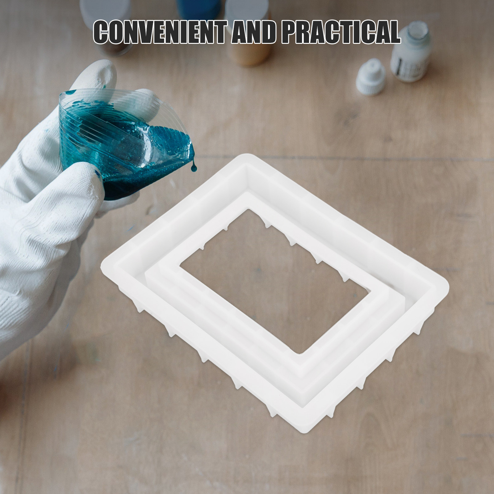 Molde de Silicone para Porta-R - Resin Art Easy avaliação e preço
