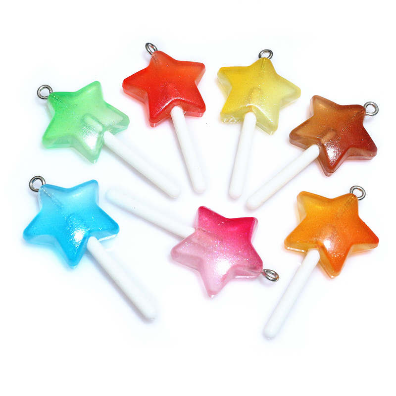 10 peças pingentes de resina b - Resin Art Glitter avaliação e preço