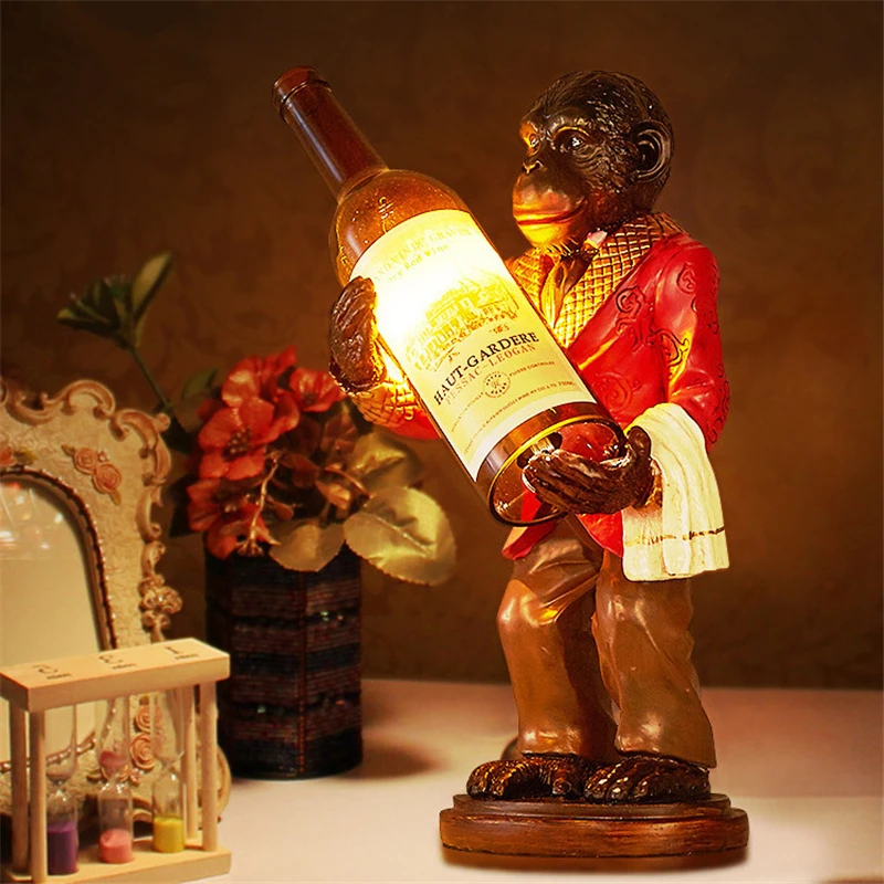 Retro macaco lâmpada do vintag - Resin Art In Floor avaliação e preço