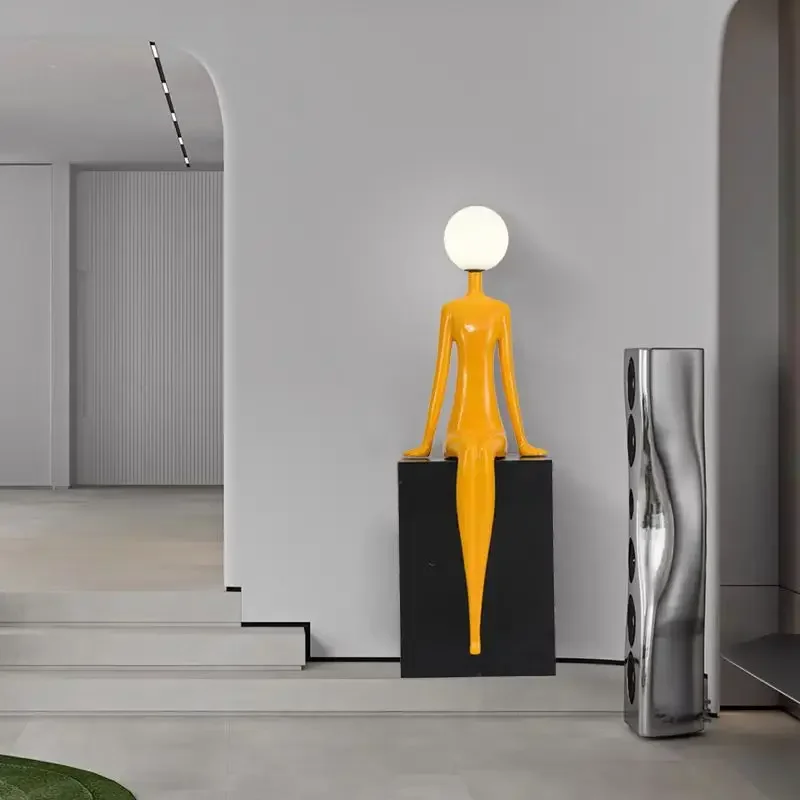 Criativo arte humanóide escult - Resin Art In Floor avaliação e preço