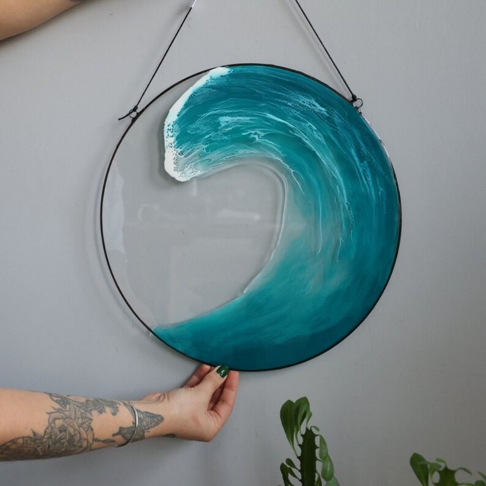 Cenário do oceano oceano-onda  - Resin Art Easy avaliação e preço