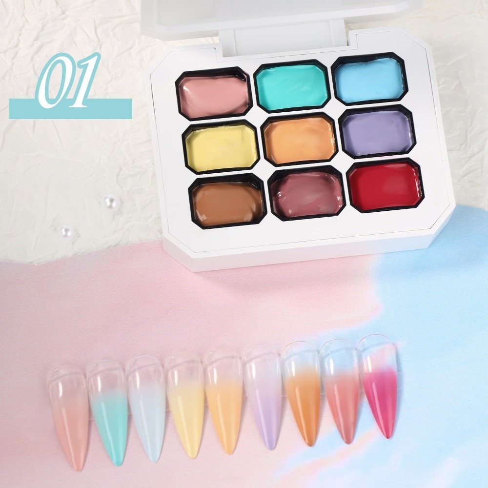Mini 4 em 1 pat ombre gel unha - Resin Art Easy avaliação e preço