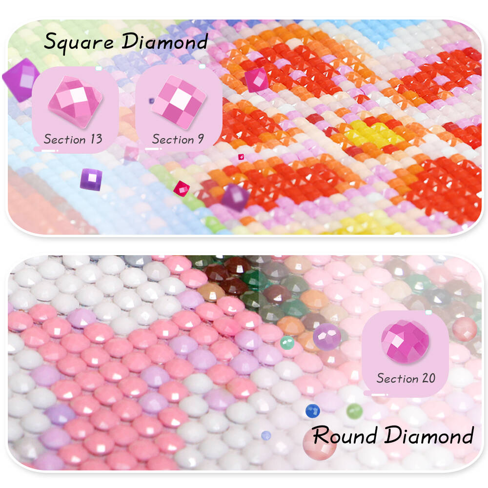 Pintura em Diamante Sem Moldur - Resin Art Flower avaliação e preço