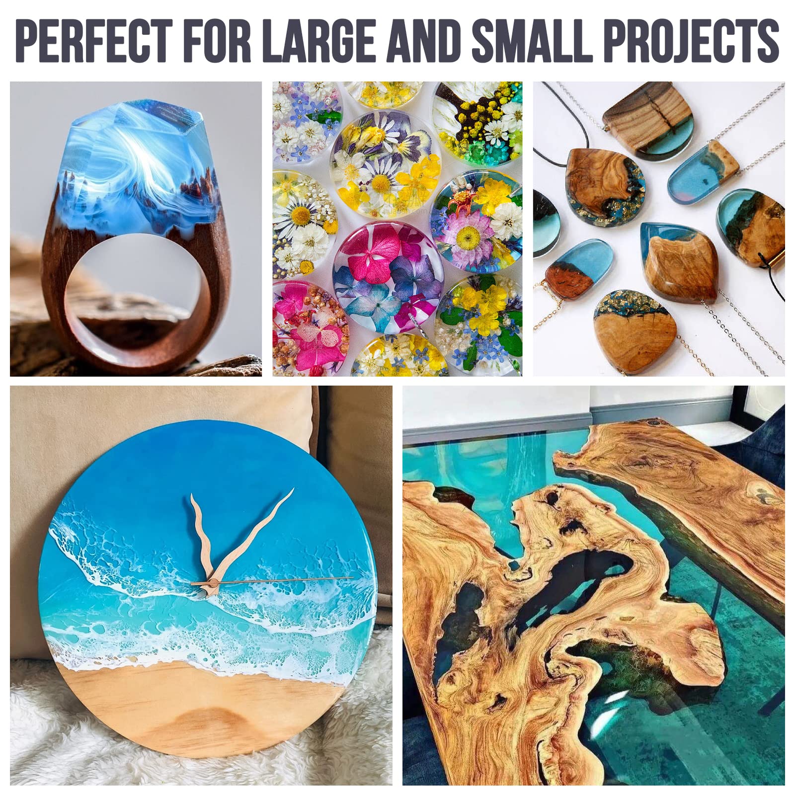 Conjunto de Kits de Resina Epó - Resin Art For Beginner avaliação e preço