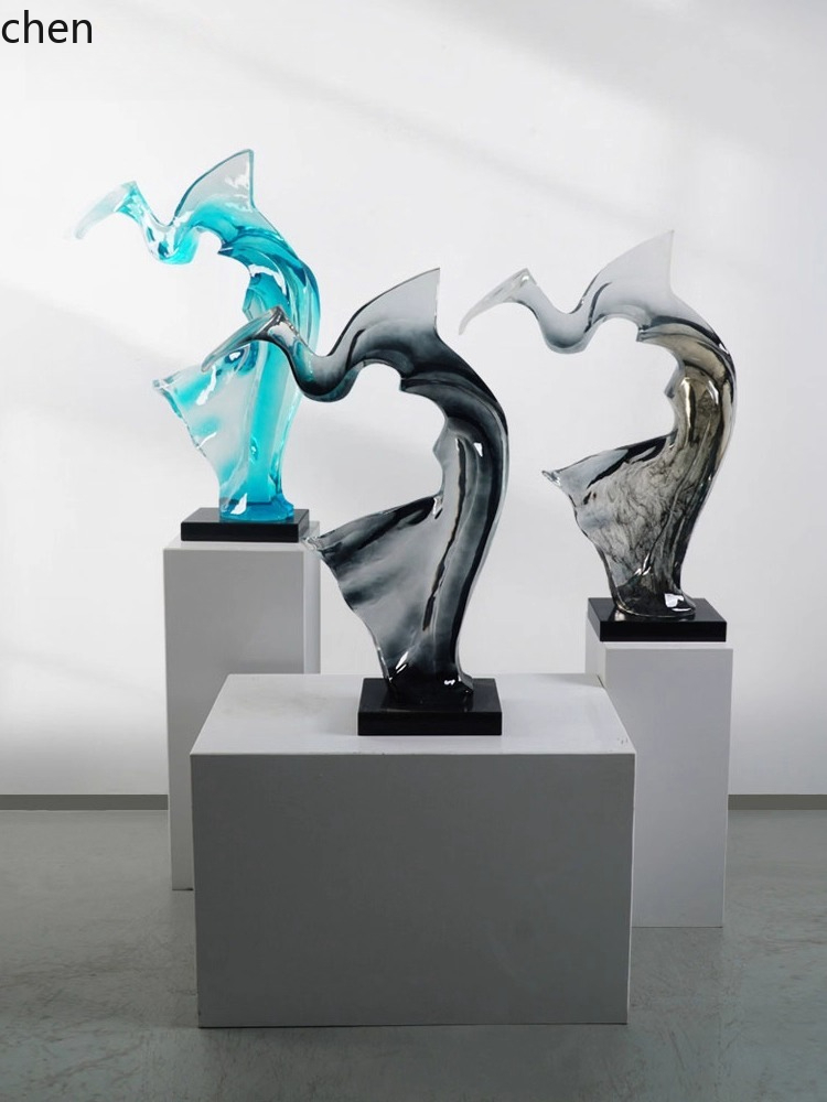 Escultura de resina transparen - Resin Art In Floor avaliação e preço