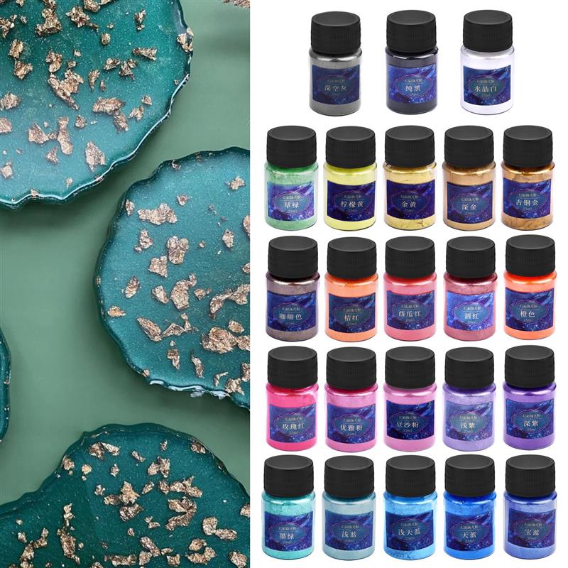 Epoxy Resina Dye Set, Mica Em  - Pearl Powder Resin avaliação e preço