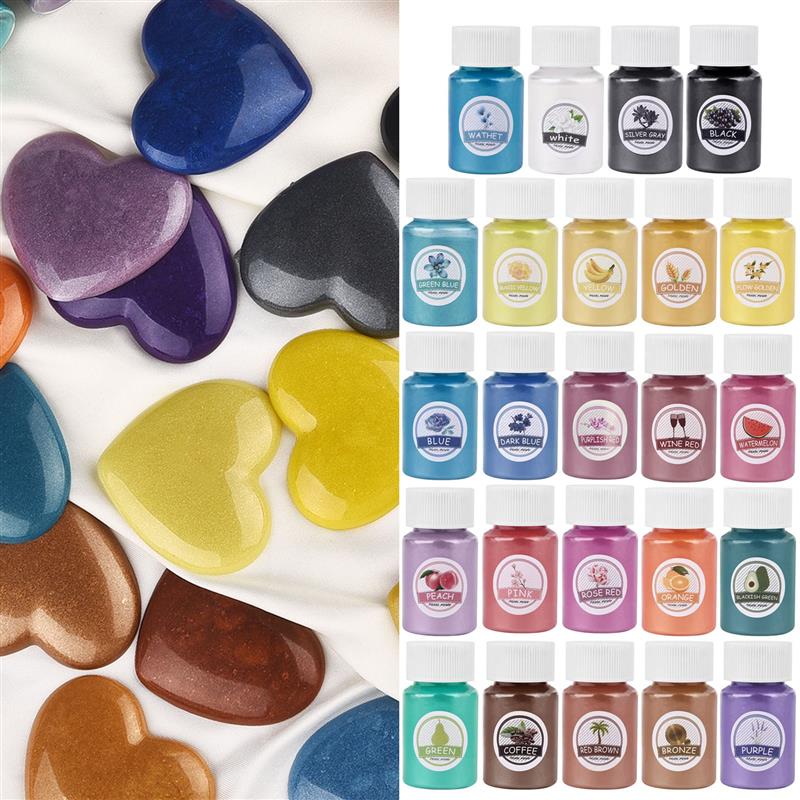 Epoxy Resina Dye Set, Mica Em  - Pearl Powder Resin avaliação e preço