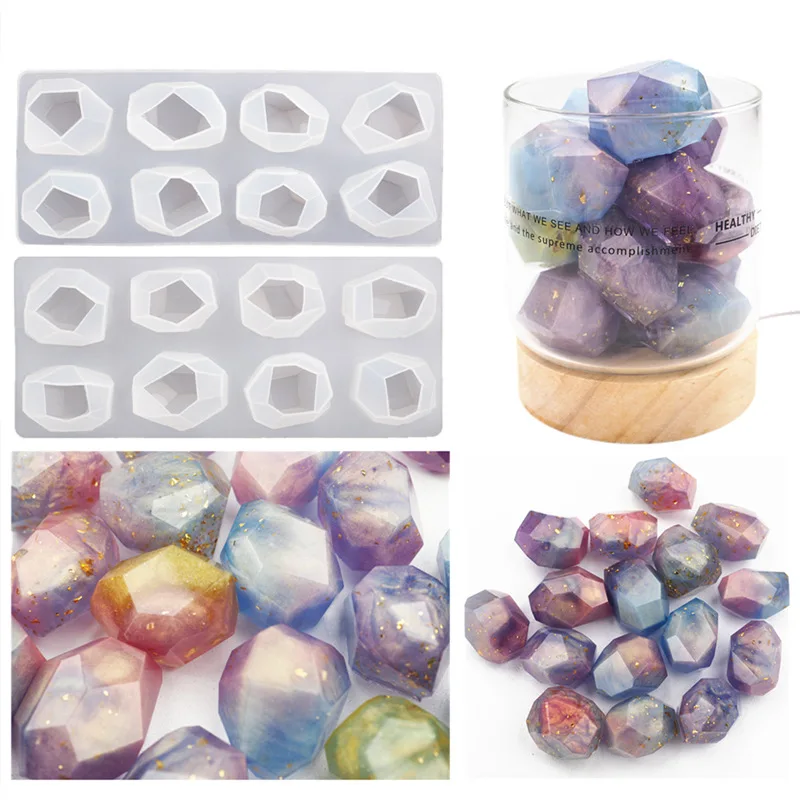 Diy cristal irregular pedra mo - Resin Art Stone avaliação e preço