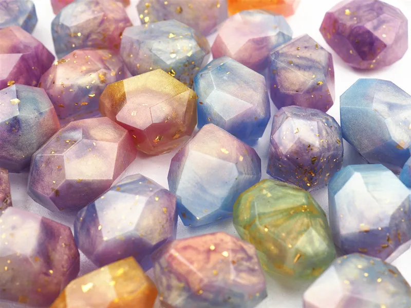 Diy cristal irregular pedra mo - Resin Art Stone avaliação e preço