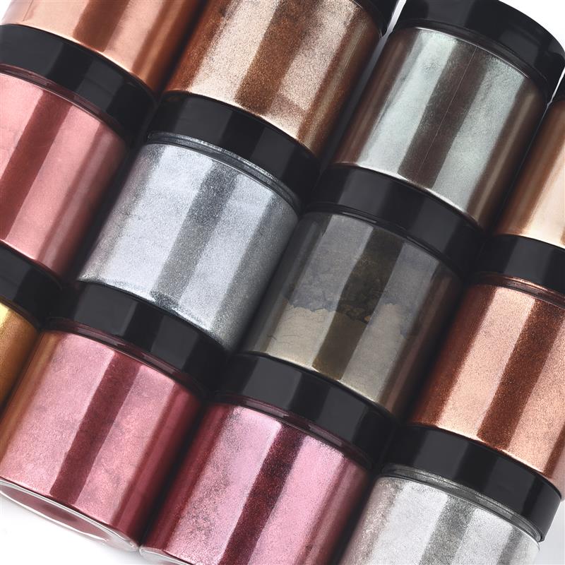 50g shimmer metálico ouro prat - Pearl Powder Resin avaliação e preço