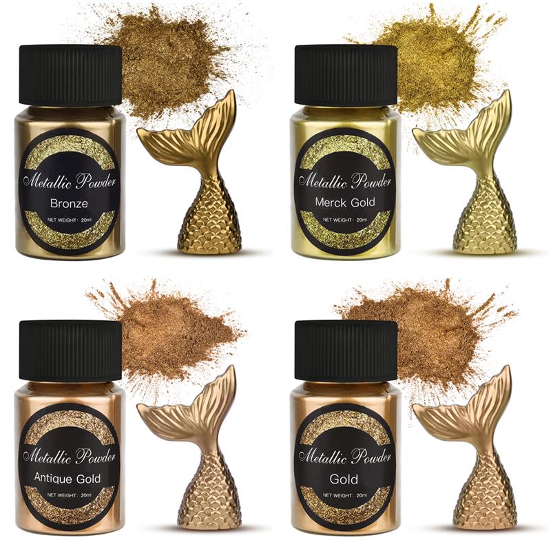 20 ml shimmer metálico ouro pr - Pearl Powder Resin avaliação e preço